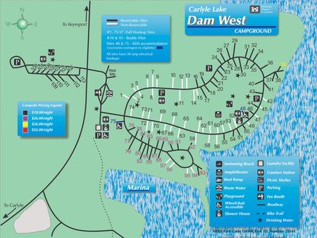DAM WEST REC. AREA (CAMP AND DAY)